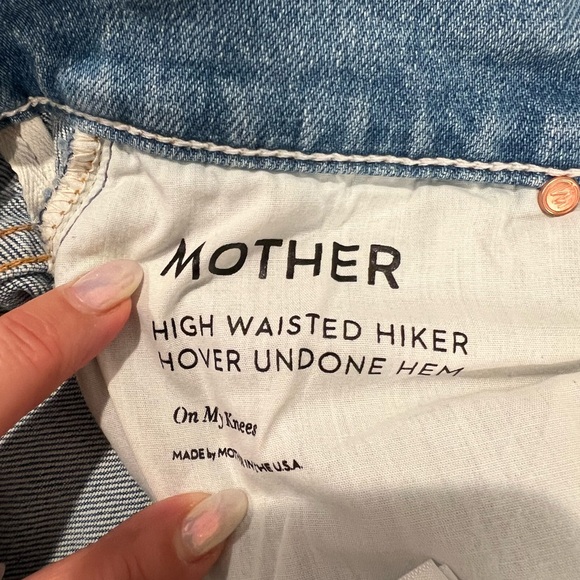 MOTHER High Waisted Hiker Hover Undone Denim On My Knees Jeans🔥 - Picture 14 of 16